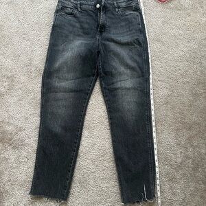 Old Navy Dark Gray Women's Ankle Jeans